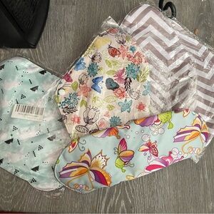 colorful reusable pads set